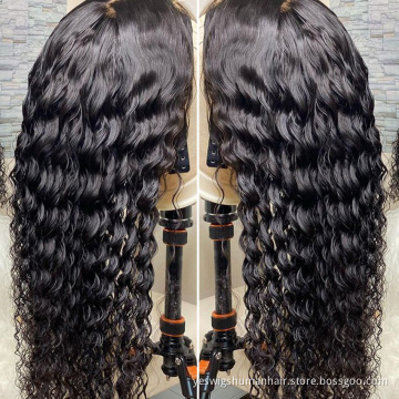 Wholesale Cheap Loose Deep Wave Raw Brazilian Virgin Natural Human Hair Lace Frontal Wig Cheap Hd Full Lace Front Wig Human Hair
